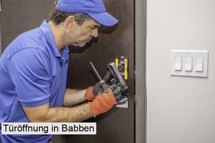 Türöffnung in Babben