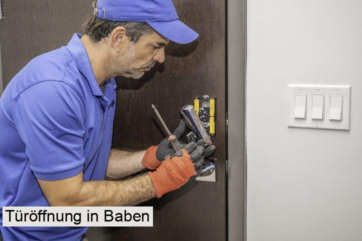 Türöffnung in Baben