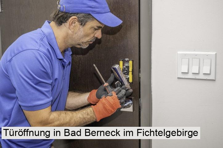 Türöffnung in Bad Berneck im Fichtelgebirge