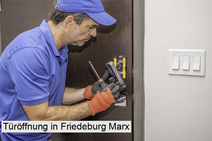 Türöffnung in Friedeburg Marx